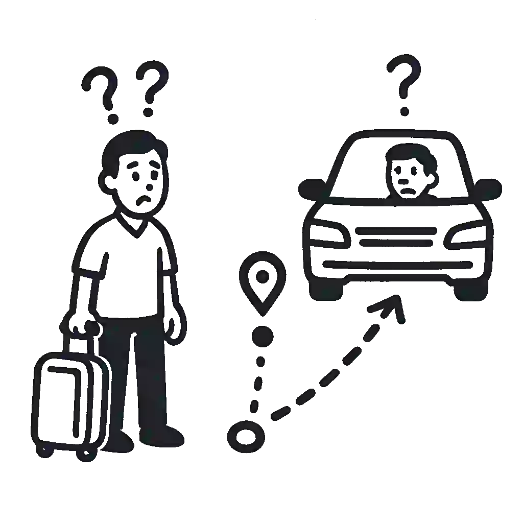Hotel pickup workflow diagram